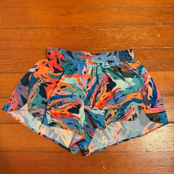 RARE Janji Women's 2" AFO Split Short, XXS, "Face Forward" multicolor - Picture 2 of 4